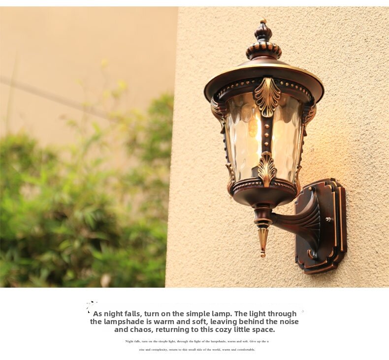 Rustic Outdoor Wall Lamp