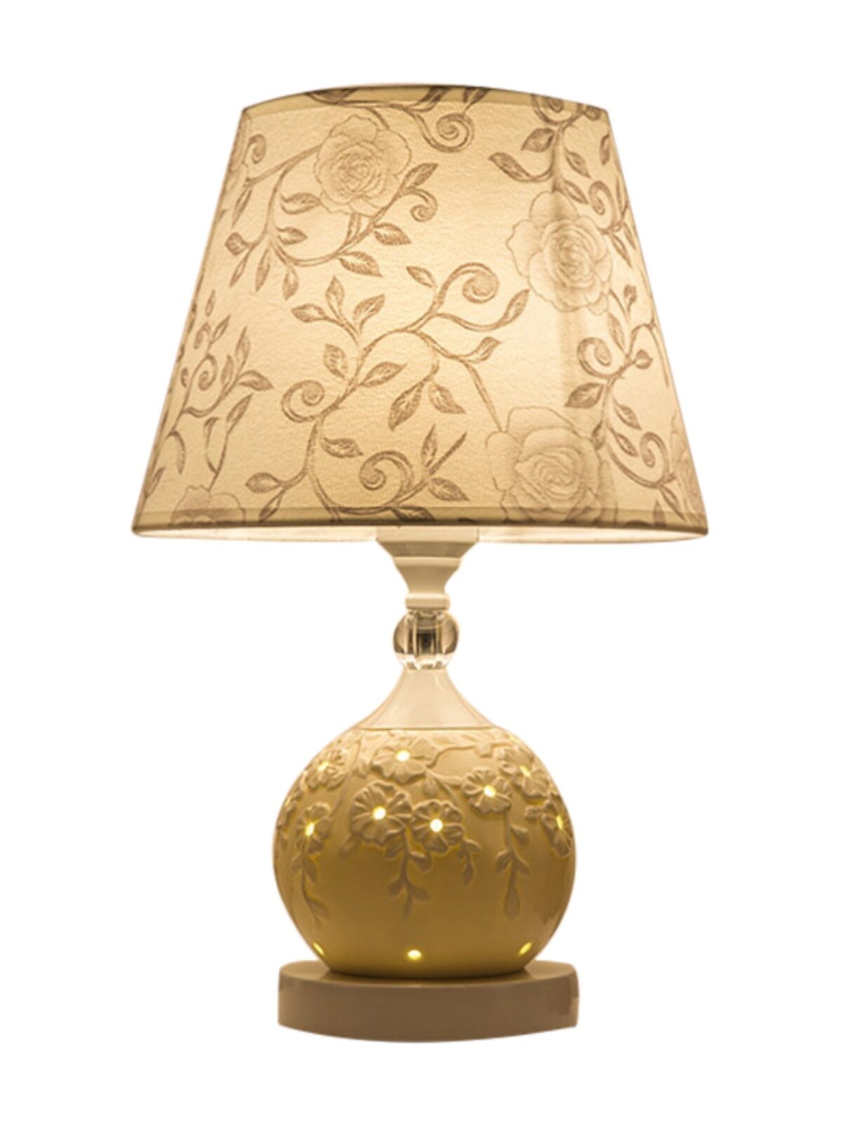 Ceramic European Fabric Table Lamp