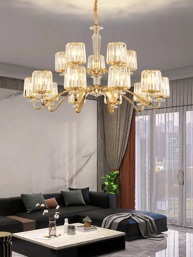 Aiskdan Luxury Crystal Chandelier