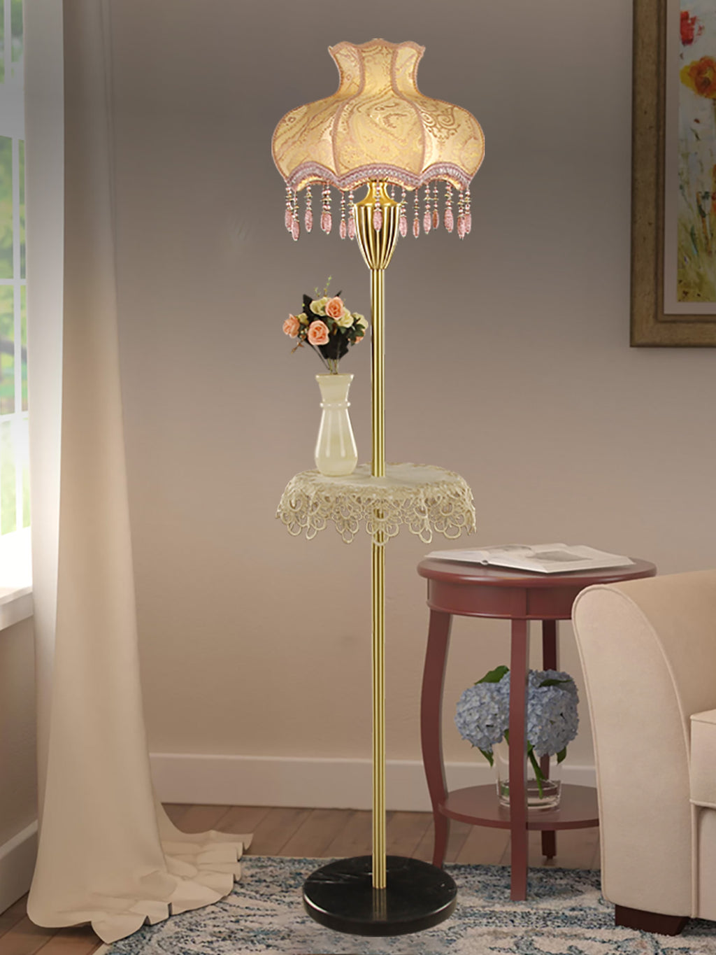 American Shelf Floor Lamp